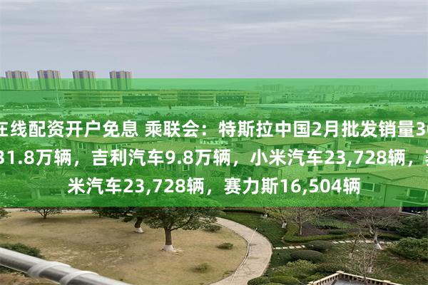 在线配资开户免息 乘联会：特斯拉中国2月批发销量30688辆，比亚迪31.8万辆，吉利汽车9.8万辆，小米汽车23,728辆，赛力斯16,504辆