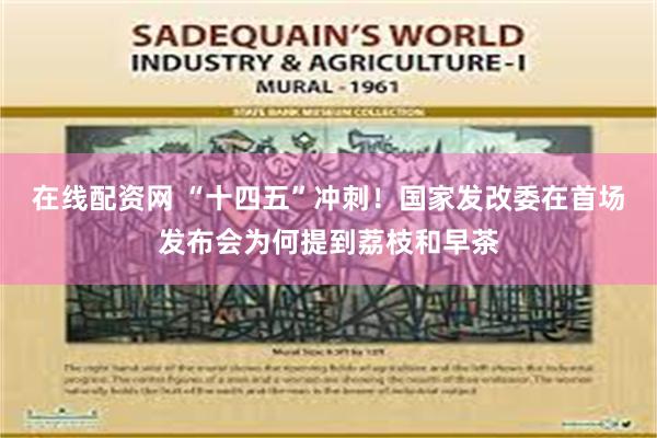 在线配资网 “十四五”冲刺！国家发改委在首场发布会为何提到荔枝和早茶