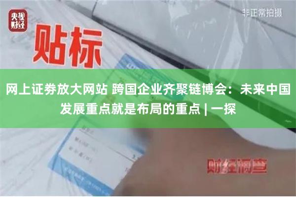 网上证劵放大网站 跨国企业齐聚链博会：未来中国发展重点就是布局的重点 | 一探